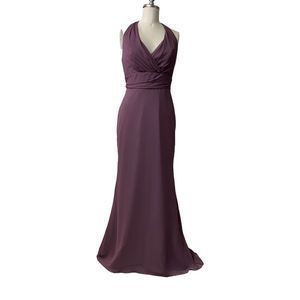 Purple elegant mother of the bride or bridesmaid Jim Hjelm long dress